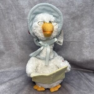 Cuddle Barn 14" Mother Goose Animated Talking Plush Recites 7 Nursery Rhymes NWT
